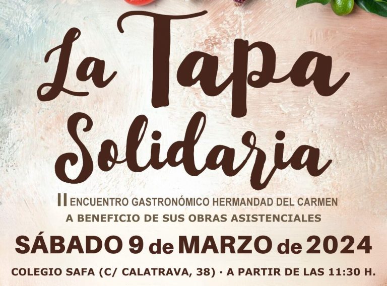 II Encuetro Gastronómico Hermandad del Carmen. La Tapa Solidaria.